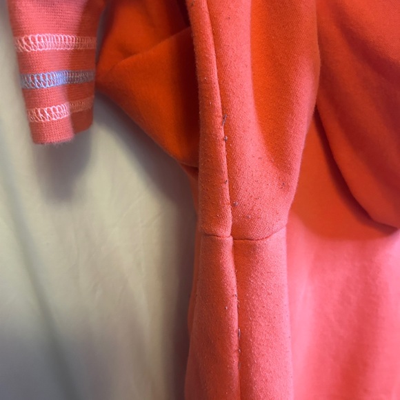 The North Face Women’s Size XL Hot Coral Pink Full Zip Hoodie Sweatshirt - Picture 3 of 8